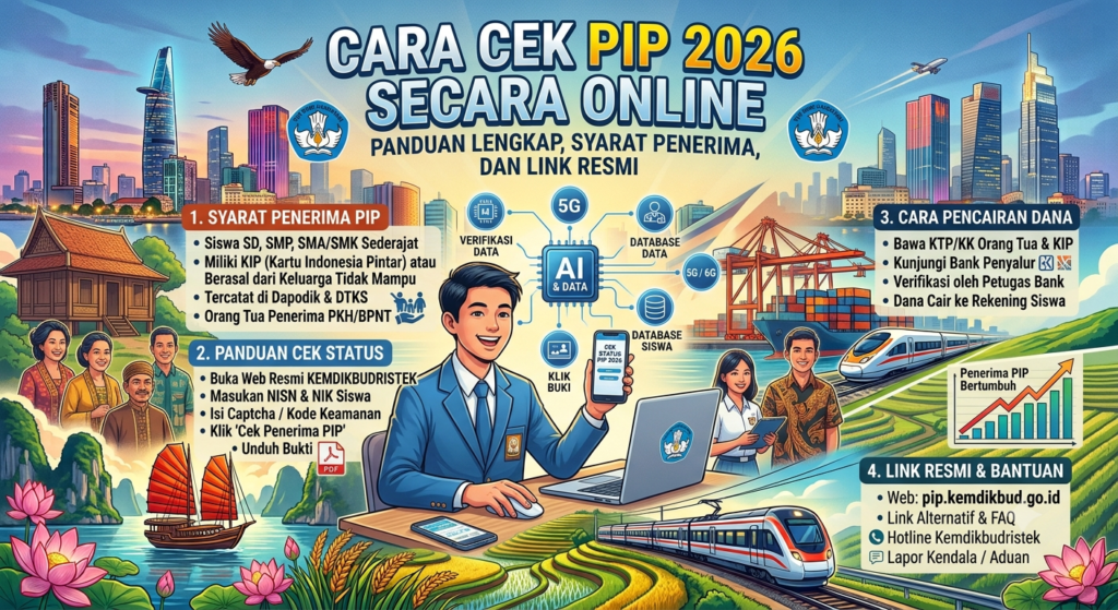 Cara Cek PIP 2026 Secara Online: Panduan Lengkap, Syarat Penerima, dan Link Resmi