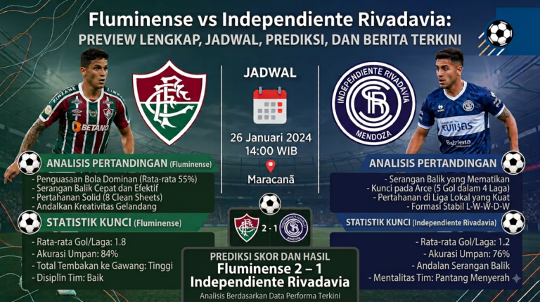 Fluminense vs Independiente Rivadavia: Preview Lengkap, Jadwal, Prediksi, dan Berita Terkini