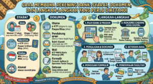 Cara Membuka Rekening Bank: Syarat, Dokumen, dan Langkah-Langkah yang Perlu Diketahui