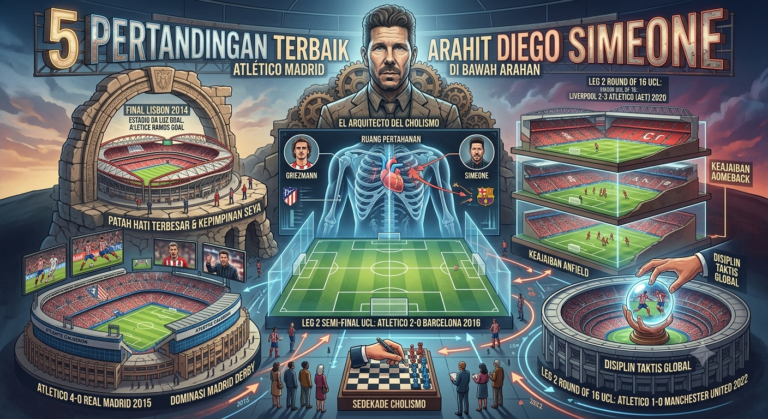 5 Pertandingan Terbaik Atlético Madrid di Bawah Arahan Diego Simeone