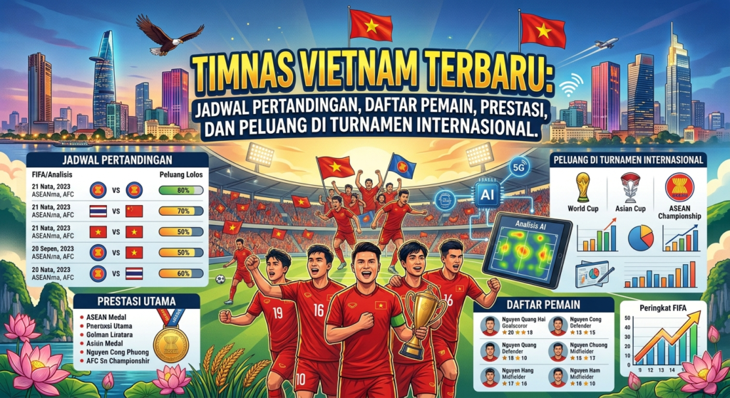 Timnas Vietnam Terbaru: Jadwal Pertandingan, Daftar Pemain, Prestasi, dan Peluang di Turnamen Internasional
