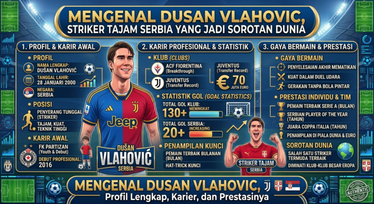 Mengenal Dusan Vlahovic, Striker Tajam Serbia yang Jadi Sorotan Dunia