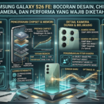 Samsung Galaxy S26 FE: Bocoran Desain, Chipset, Kamera, dan Performa yang Wajib Diketahui