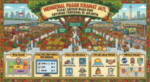 Mengenal Pasar Kramat Jati, Pusat Grosir Buah dan Sayuran Terkenal di Jakarta