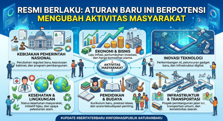 Resmi Berlaku, Aturan Baru Ini Berpotensi Mengubah Aktivitas Masyarakat