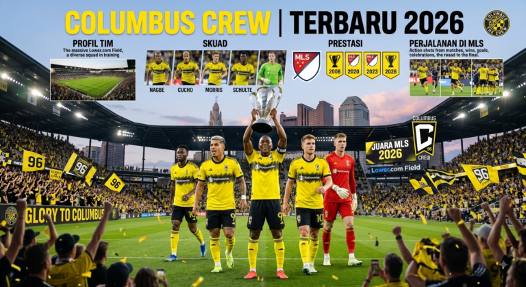 Columbus Crew Terbaru 2026: Profil Tim, Skuad, Prestasi, dan Perjalanan di MLS
