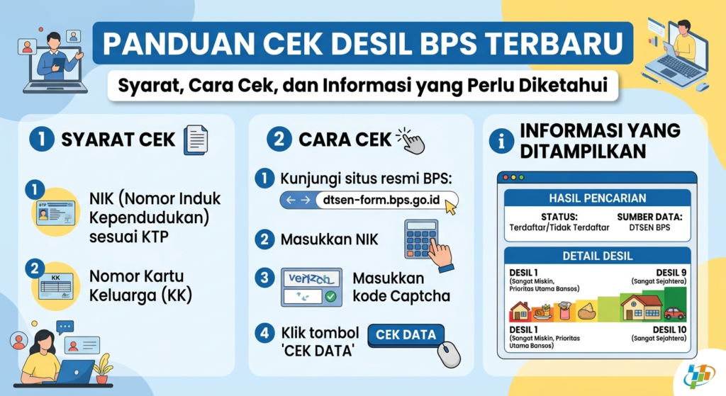 Panduan Cek Desil BPS Terbaru: Syarat, Cara Cek, dan Informasi yang Perlu Diketahui