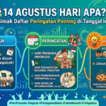 14 Agustus Hari Apa? Simak Daftar Peringatan Penting di Tanggal Ini