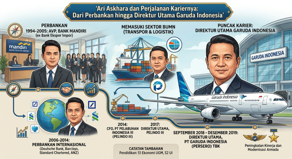 Ari Askhara dan Perjalanan Kariernya: Dari Perbankan hingga Direktur Utama Garuda Indonesia