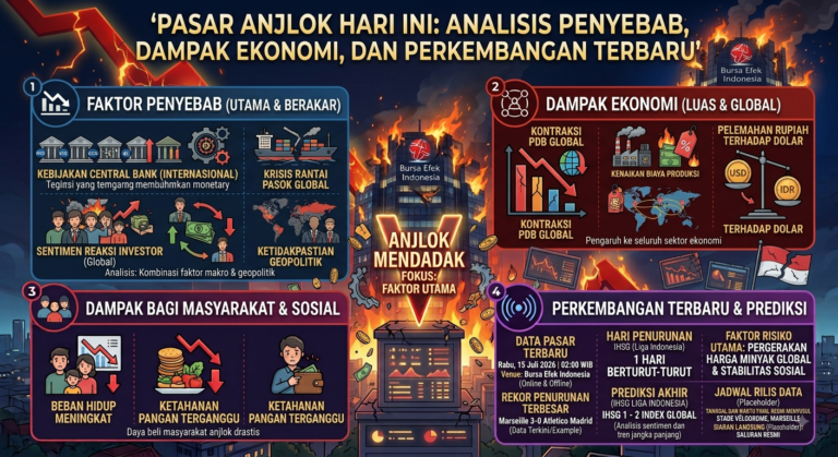 Pasar Anjlok Hari Ini: Analisis Penyebab, Dampak Ekonomi, dan Perkembangan Terbaru