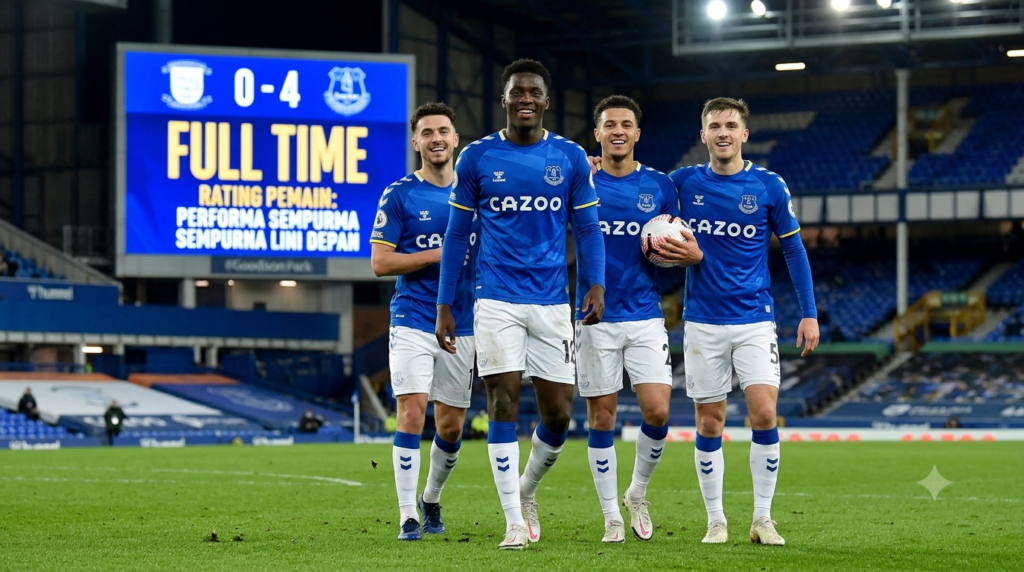Rating Pemain Everton Saat Bantai Preston North End: Performa Sempurna Lini Depan