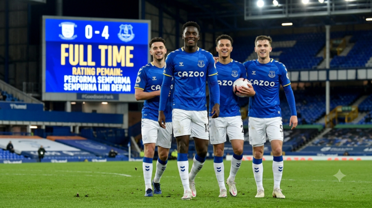 Rating Pemain Everton Saat Bantai Preston North End: Performa Sempurna Lini Depan