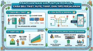 Panduan Naik KRL untuk Pemula: Cara Beli Tiket, Rute, Tarif, dan Tips Perjalanan