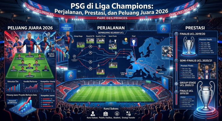 PSG di Liga Champions: Perjalanan, Prestasi, dan Peluang Juara 2026