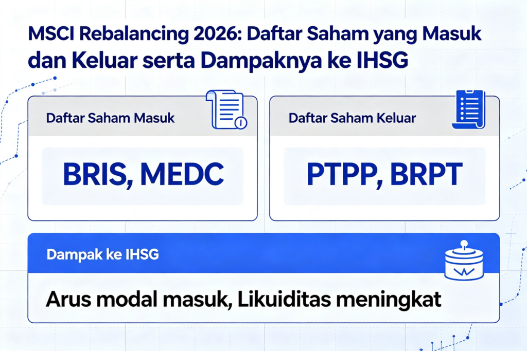MSCI Rebalancing 2026: Daftar Saham yang Masuk dan Keluar serta Dampaknya ke IHSG