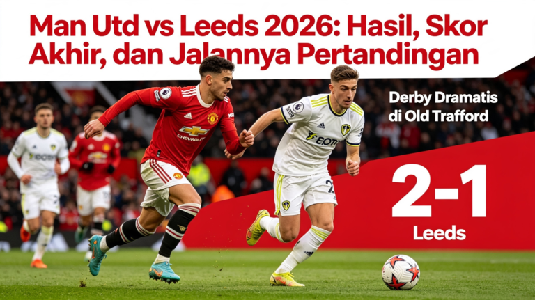 Man Utd vs Leeds 2026: Hasil, Skor Akhir, dan Jalannya Pertandingan