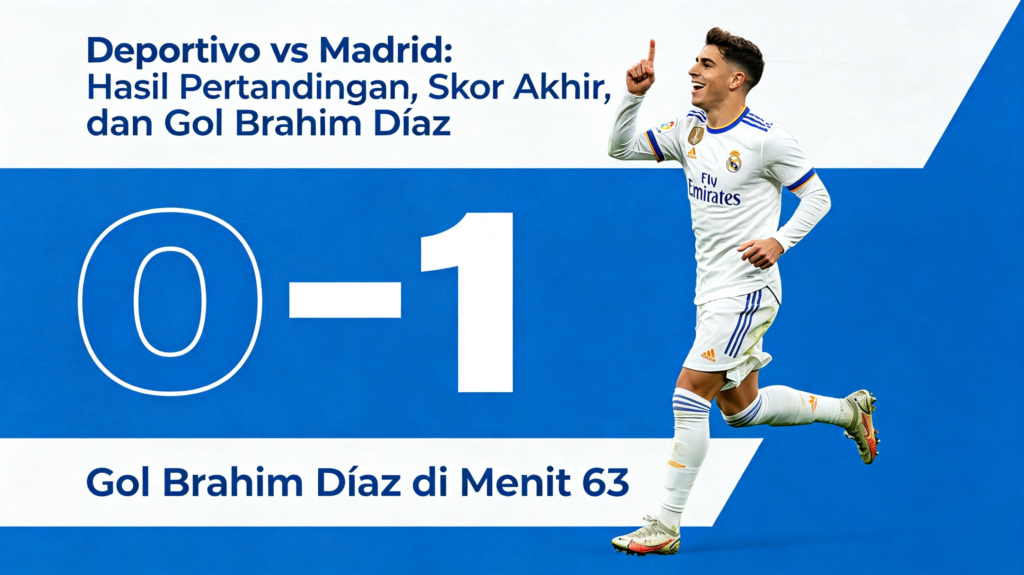Deportivo vs Madrid: Hasil Pertandingan, Skor Akhir, dan Gol Brahim Díaz