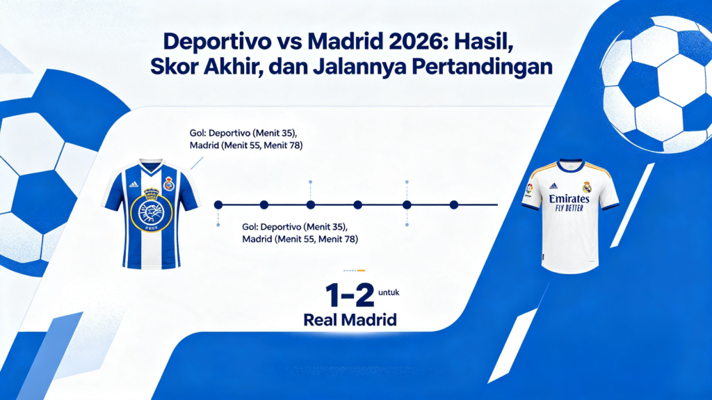 Deportivo vs Madrid 2026: Hasil, Skor Akhir, dan Jalannya Pertandingan