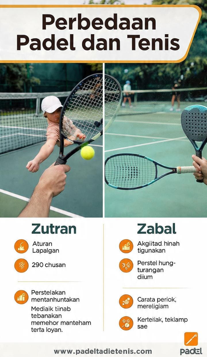 Perbedaan Padel dan Tenis: Aturan, Lapangan, hingga Peralatan yang Digunakan