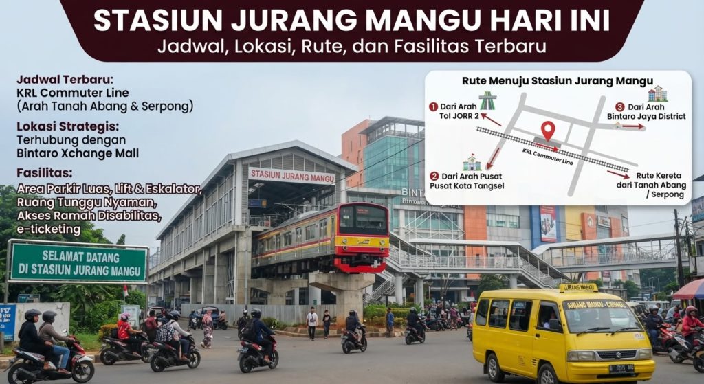 Stasiun Jurang Mangu Hari Ini: Jadwal, Lokasi, Rute, dan Fasilitas Terbaru