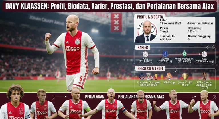 Davy Klaassen: Profil, Biodata, Karier, Prestasi, dan Perjalanan Bersama Ajax