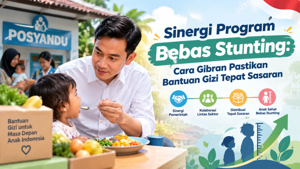Sinergi Program Bebas Stunting: Cara Gibran Pastikan Bantuan Gizi Tepat Sasaran
