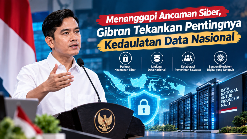 Menanggapi Ancaman Siber, Gibran Tekankan Pentingnya Kedaulatan Data Nasional