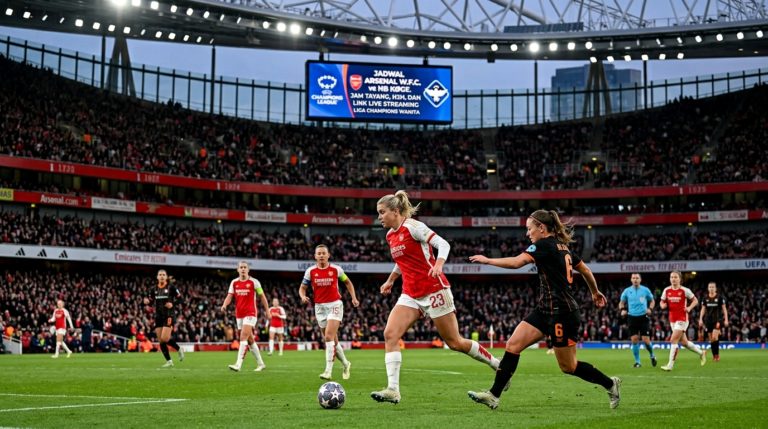 Jadwal Arsenal W.F.C. vs HB Køge: Jam Tayang, H2H, dan Link Live Streaming Liga Champions Wanita