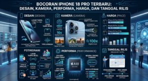 Bocoran iPhone 18 Pro Terbaru: Desain, Kamera, Performa, Harga, dan Tanggal Rilis