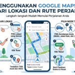 Cara Menggunakan Google Maps untuk Mencari Lokasi dan Rute Perjalanan