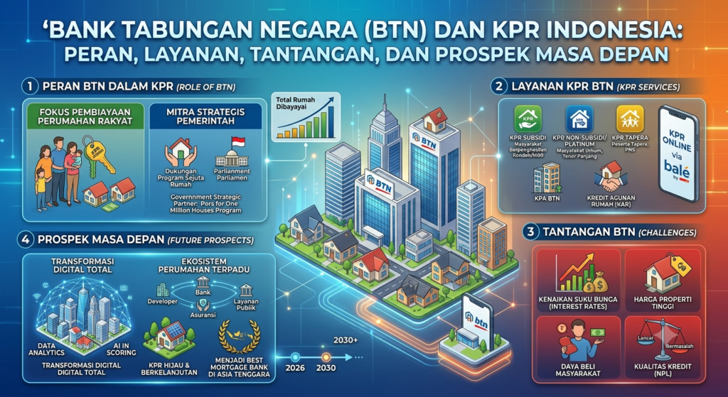 Bank Tabungan Negara dan KPR Indonesia: Peran BTN, Layanan, Tantangan, dan Prospek Masa Depan