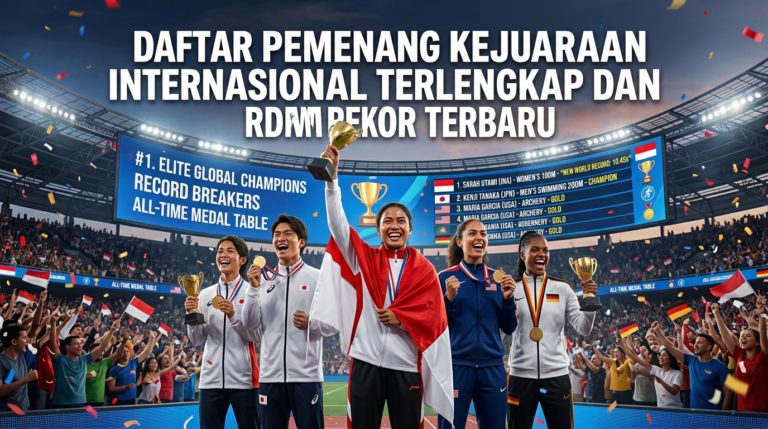 Daftar Pemenang Kejuaraan Internasional Terlengkap dan Rekor Terbaru