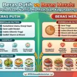 Beras Putih vs Beras Merah: Perbedaan Nutrisi, Manfaat, dan Kegunaannya