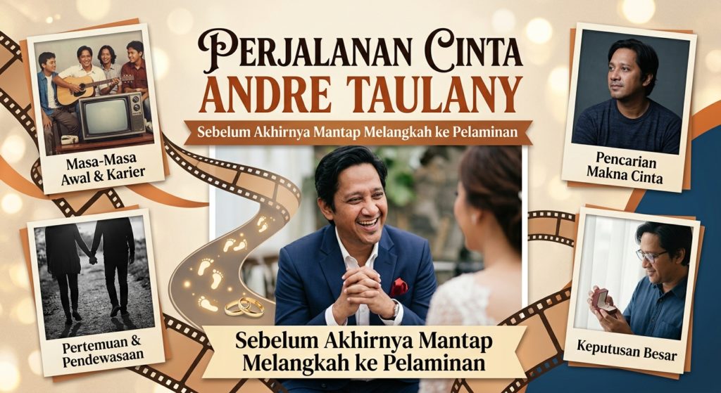 Perjalanan Cinta Andre Taulany Sebelum Akhirnya Mantap Melangkah ke Pelaminan