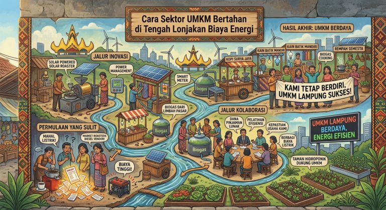 Cara Sektor UMKM Bertahan di Tengah Lonjakan Biaya Energi