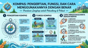 Kompas: Pengertian, Fungsi, dan Cara Menggunakannya dengan Benar