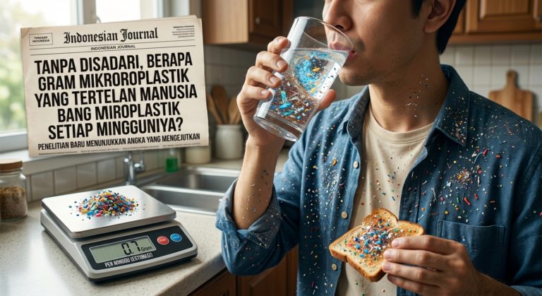 Tanpa Disadari, Berapa Gram Mikroplastik yang Tertelan Manusia Setiap Minggunya?