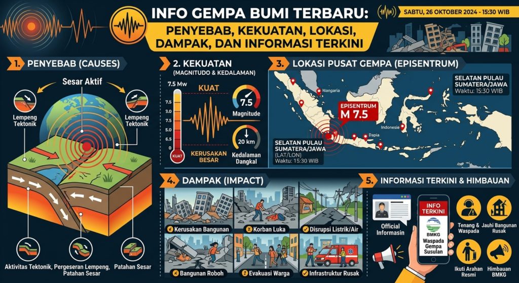 Gempa Bumi Terbaru: Penyebab, Kekuatan, Lokasi, Dampak, dan Informasi Terkini