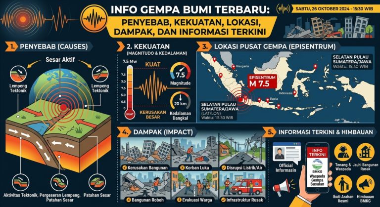 Gempa Bumi Terbaru: Penyebab, Kekuatan, Lokasi, Dampak, dan Informasi Terkini