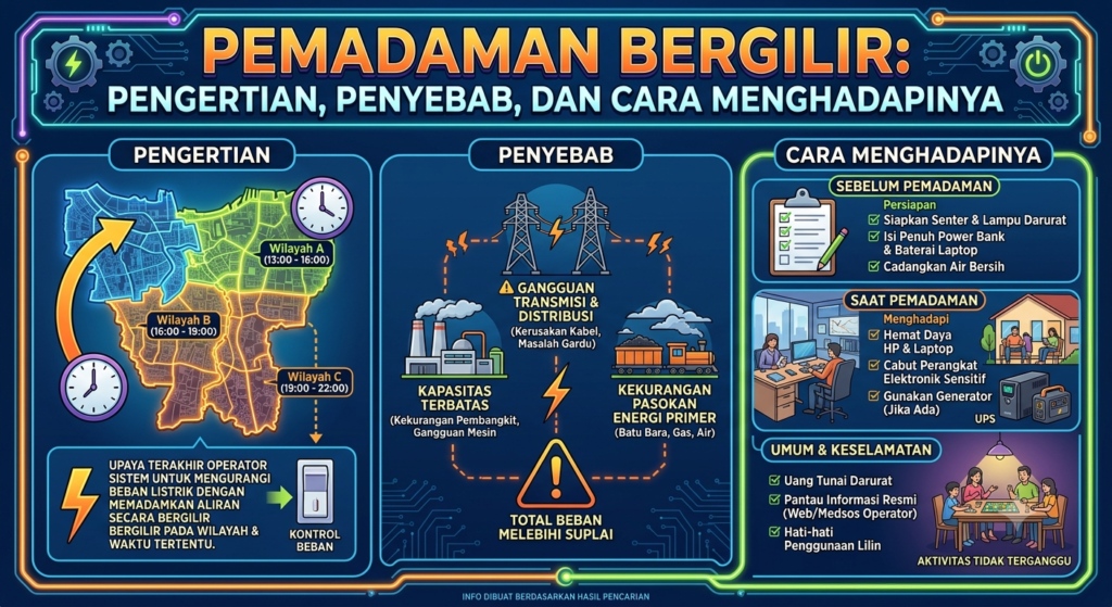 Pemadaman Bergilir: Pengertian, Penyebab, dan Cara Menghadapinya