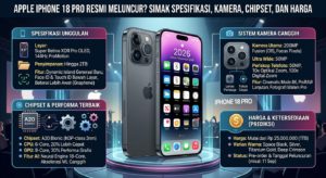 Apple iPhone 18 Pro Resmi Meluncur? Simak Spesifikasi, Kamera, Chipset, dan Harga