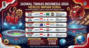 Jadwal Timnas Indonesia 2026: Daftar Pertandingan, Lawan, Stadion, dan Informasi Terbaru