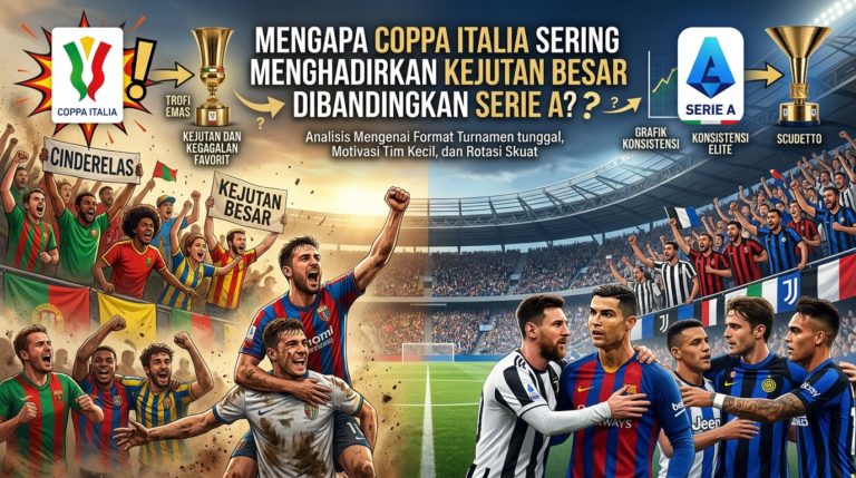 Mengapa Coppa Italia Sering Menghadirkan Kejutan Besar Dibandingkan Serie A?