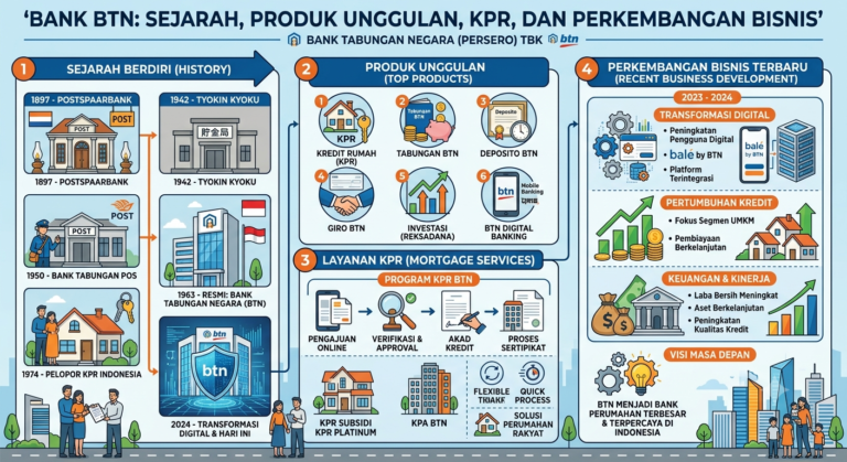 Bank BTN: Sejarah Berdiri, Produk Unggulan, KPR, dan Perkembangan Bisnis Terbaru