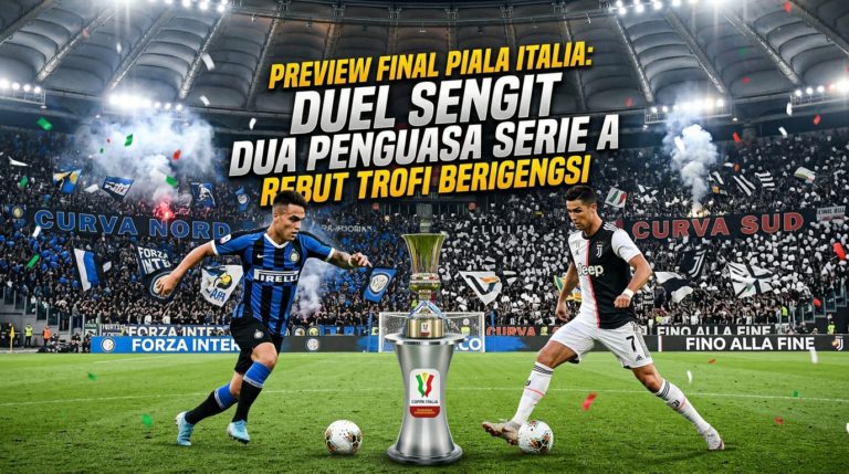 Preview Final Piala Italia: Duel Sengit Dua Penguasa Serie A Rebut Trofi Bergengsi