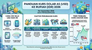 Kurs Dolar Amerika Serikat ke Rupiah 2026: Cara Cek Nilai USD, Faktor Perubahan, dan Tren Terbaru
