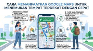 Cara Memanfaatkan Google Maps untuk Menemukan Tempat Terdekat dengan Cepat