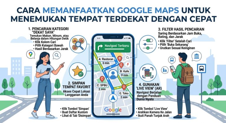 Cara Memanfaatkan Google Maps untuk Menemukan Tempat Terdekat dengan Cepat