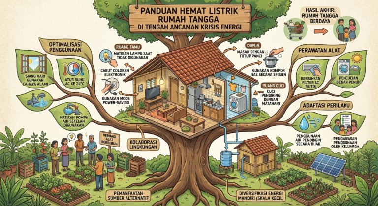 Panduan Hemat Listrik Rumah Tangga di Tengah Ancaman Krisis Energi
