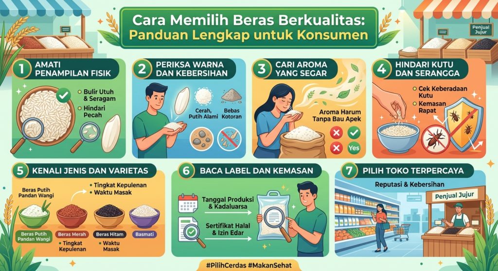 Cara Memilih Beras Berkualitas: Panduan Lengkap untuk Konsumen